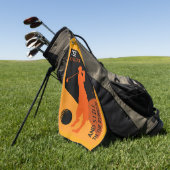 Einzigartiges Vintages Golfgeschenk Golfhandtuch (Gras)
