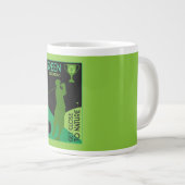 Einzigartiges Vintages Golfgeschenk Jumbo-Tasse (Vorderseite Rechts)