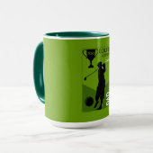 Einzigartiges Vintages Golfgeschenk Tasse (Vorderseite Links)