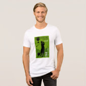 Einzigartiges Vintages Golfgeschenk Tri-Blend Shirt (Vorderseite voll)