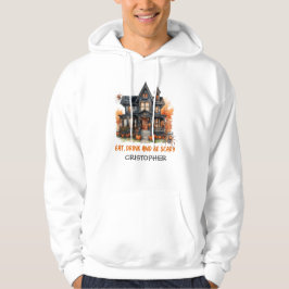 Einzigartiges Vintages Halloween-Spuk Haus Hoodie