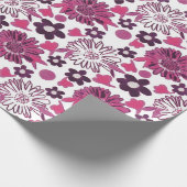 Einzigartiges Vintages Muster Geschenkpapier (Ecke)