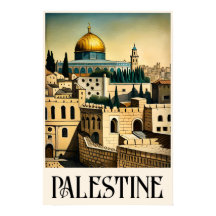 Einzigartiges Vintages Style Illustration Jerusale