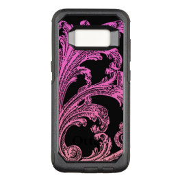 Einzigartiges Vintages Swirl Ombre Pink-Design