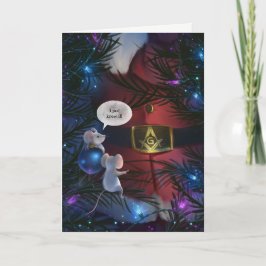 Einzigartiges Vintages Weihnachtsfest Feiertagskarte