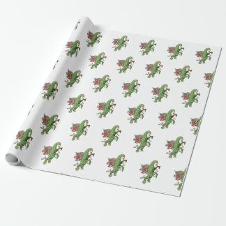 Einzigartiges Weihnachts Dinosaurier Wrapping Pape Geschenkpapier