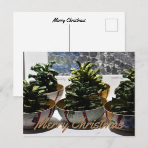 Einzigartiges Weihnachtsfest Postkarte