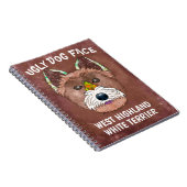 Einzigartiges West Highland White Terrier Hund Ges Notizblock (Rechte Seite)