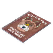 Einzigartiges West Highland White Terrier Hund Ges Notizblock (Linke Seite)