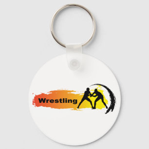 Einzigartiges Wrestling-Emblem Schlüsselanhänger