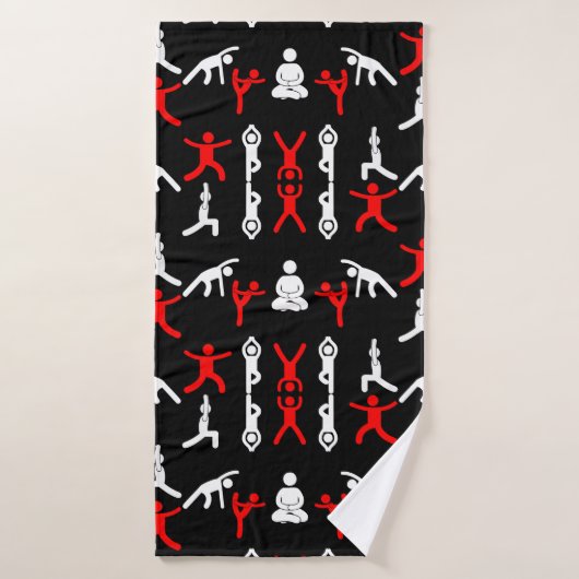 Einzigartiges Yoga-Geschenk Badehandtuch (Badehandtuch)