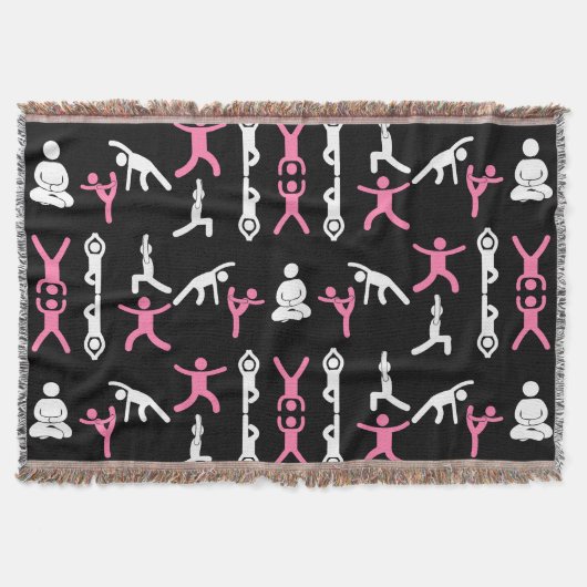 Einzigartiges Yoga-Geschenk Decke (Vorderseite)