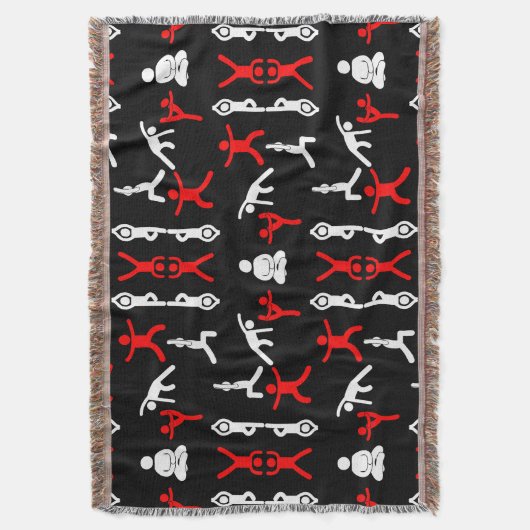 Einzigartiges Yoga-Geschenk Decke (Vorderseite Vertikal)