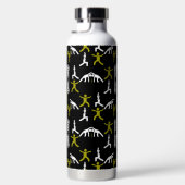 Einzigartiges Yoga-Geschenk Trinkflasche (Rechts)