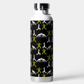 Einzigartiges Yoga-Geschenk Trinkflasche (links)