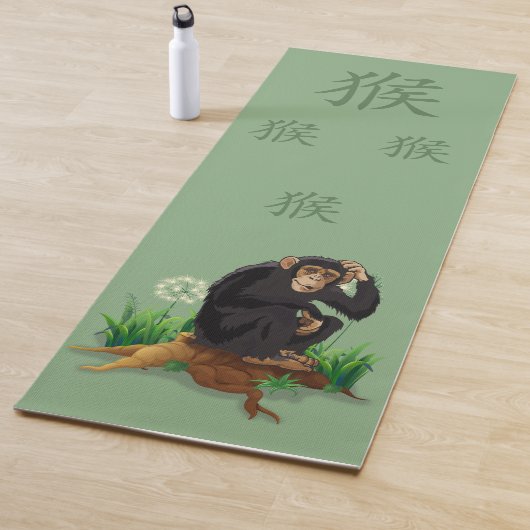 Einzigartiges Yoga Mat Design - Affe Yogamatte (Beispiel)