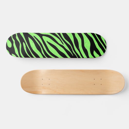 Einzigartiges Zebra Print Design Skateboard (Horizontal)