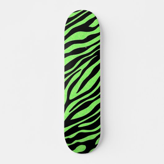 Einzigartiges Zebra Print Design Skateboard (Vorne)