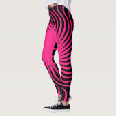 Einzigartiges Zebramuster-Design  Leggings (Links)