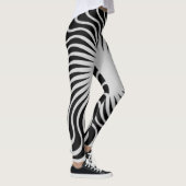 Einzigartiges Zebramuster-Design Leggings (Rechts)