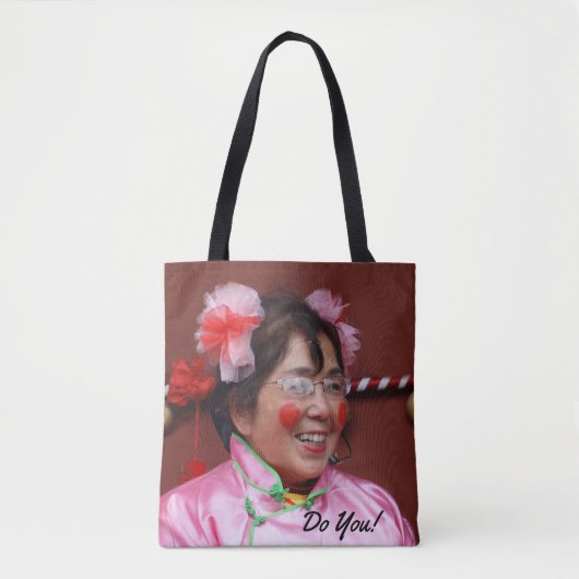 Einzigartigkeit ist ein Geschenk! Tu's dir! Tasche (Vorderseite)