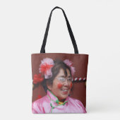 Einzigartigkeit ist ein Geschenk! Tu's dir! Tasche (Rückseite)