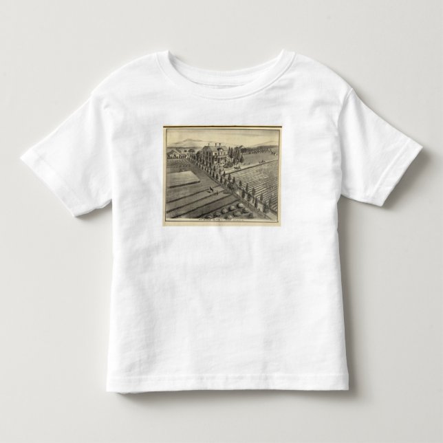 Einzige Baum-Ranch Kleinkind T-shirt (Vorderseite)
