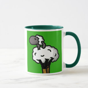 Einzige Schafe säubern Tasse