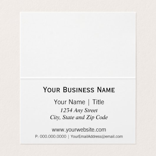 Einzige Stern-Erdölbohrungs-Anlage Visitenkarten (Innenseite Aufgefaltet)