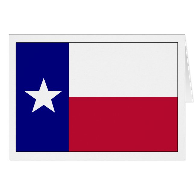 Einzige Stern-Flagge Texas (Vorderseite (Horizontal))