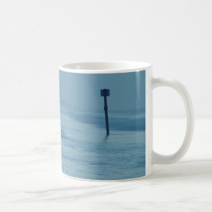 Einzige Surfer-Dämmerung Ponce Einlass Kaffeetasse