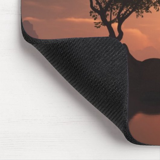 Einziger Baum Mousepad (Ecke)