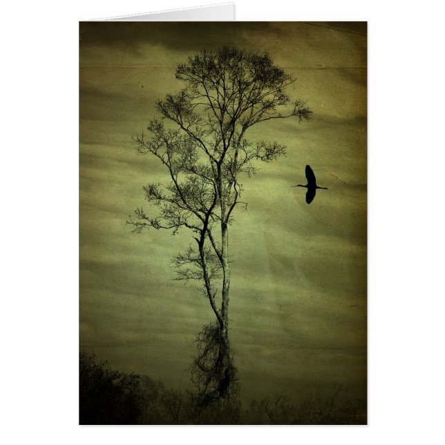 Einziger Baum und Vogel (Vorne)
