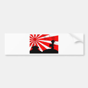 Einziger Krieger Autoaufkleber