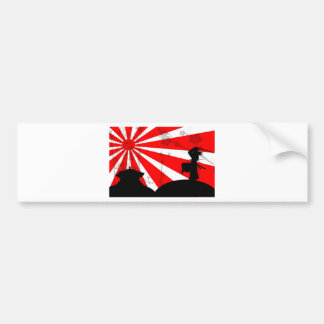 Einziger Krieger Autoaufkleber