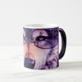Einziger lila Wolf Verwandlungstasse (VorderseiteRechts)