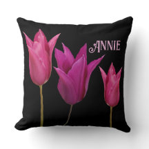 Einziger Name Annie hübsch rosa tulips floral