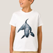 Einziger Schwertwal-Wal T-Shirt (Vorderseite)