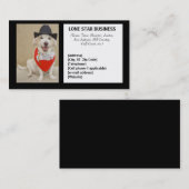 EINZIGER STERN IRGENDEIN GESCHÄFT VISITENKARTE (Vorne/Hinten)
