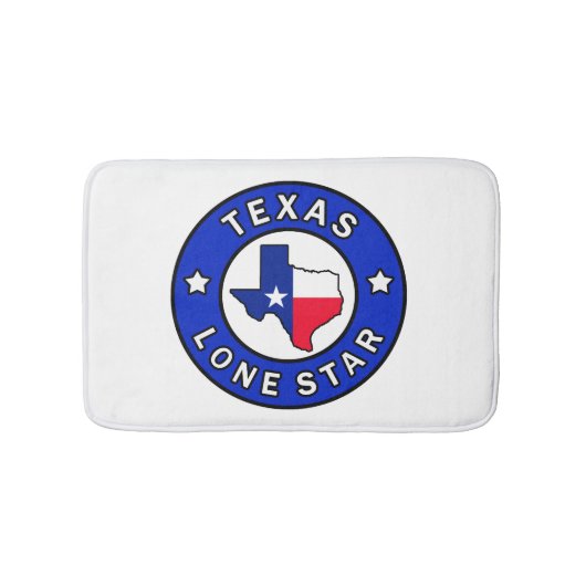 Einziger Stern Texas Badematte (Vorderseite)