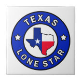 Einziger Stern Texas Fliese (Vorderseite)