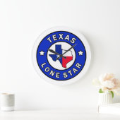 Einziger Stern Texas Große Wanduhr (Zuhause)