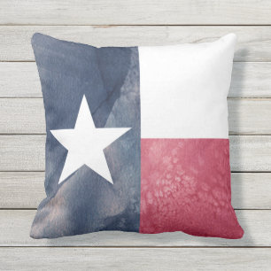 Einziger Stern   Texas Kissen