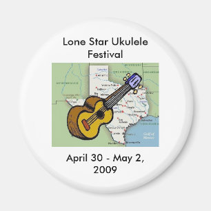 Einziger Sternukulele-Festival-Magnet Magnet