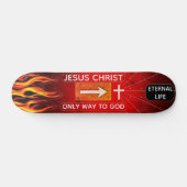Einziger Weg zu Gott Skateboard (Horizontal)
