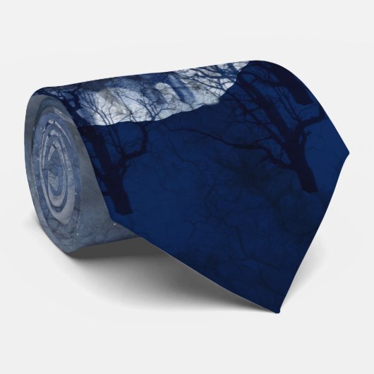 Einziger Winter-Wolf Krawatte (Gerollt)