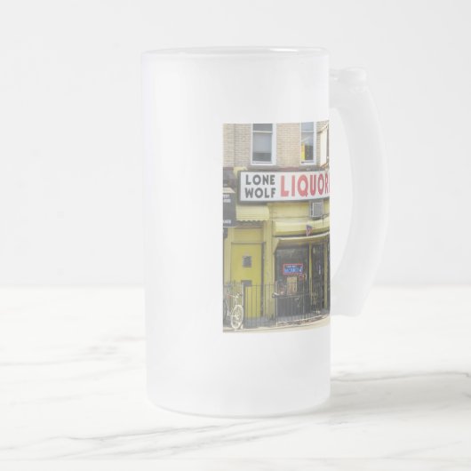 Einziger Wolf-Alkohol-mattierte Tasse (VorderseiteRechts)