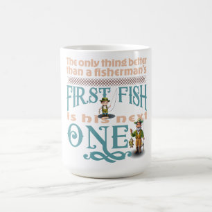 Einziges, das besser ist als der erste Fisch eines Kaffeetasse