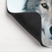 Einziges grauer Wolf mousepad (Ecke)