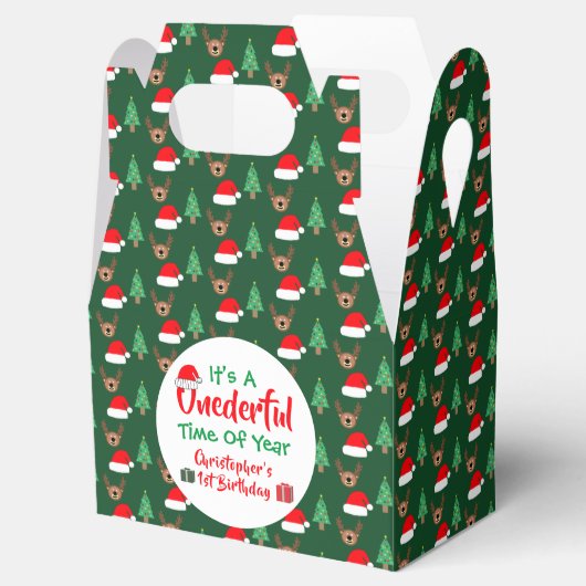 Einziges Jahr 1. Geburtstag Geschenkschachtel (Geöffnet)